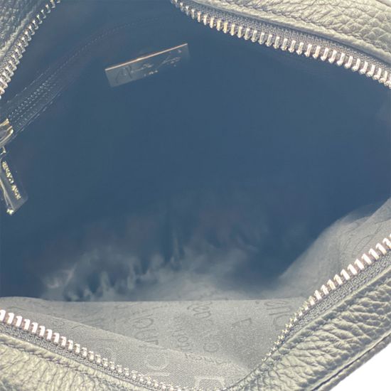 Сумка-мессенджер Renato Angi мужская черная кожаная - фото 5, 