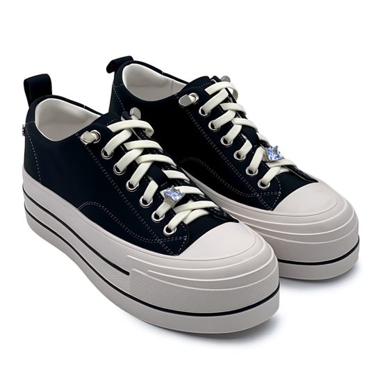 Кеды Tuffoni черные кожаные - фото 7, 5624016LL TUF NERO