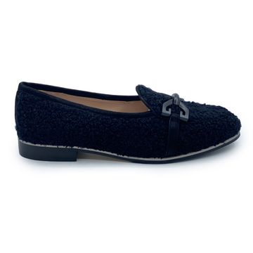 Лоферы Ilasio Renzoni черные текстильные - фото 1, 5271 IR NERO