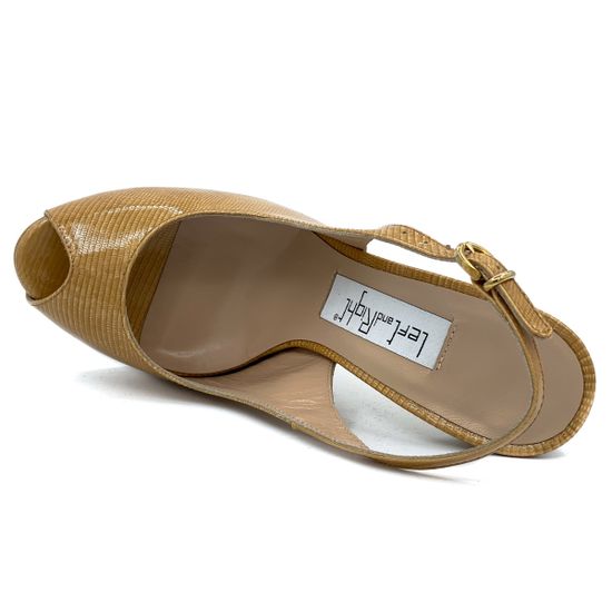 Босоножки Left&amp;Right рыжие из лакированной кожи - фото 5, Y7 LR