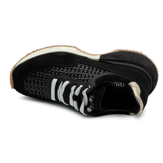 Кроссовки NILA&amp;NILA черные замшевые/кожаные - фото 5, NO9214 NIL NERO