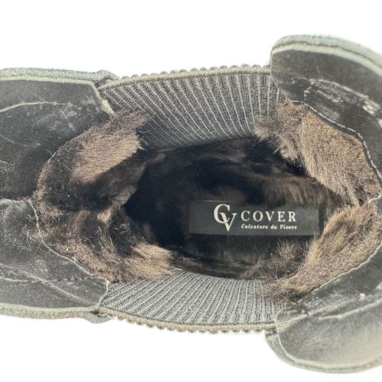 Ботинки челси CV COVER черные замшевые на меху - фото 7, 365637-2 COV