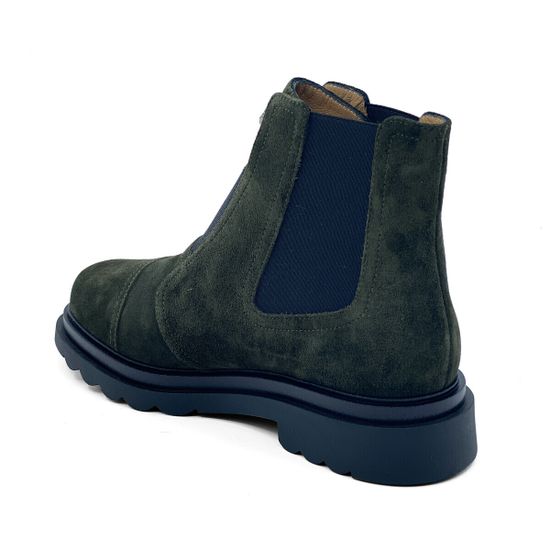 Ботинки челси Donna Soft зеленые замшевые на меху - фото 3, DS1932M DS VERDE