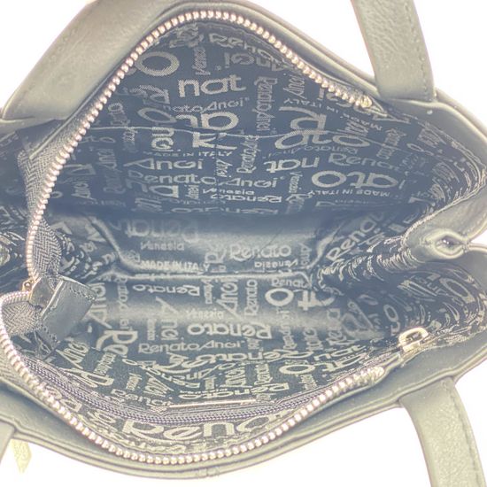 Сумка Renato Angi черная кожаная - фото 4, 