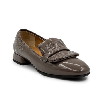 Лоферы женские Mot-Cle серые лакированные - фото 2, MOT2783 MOT GRIGIO