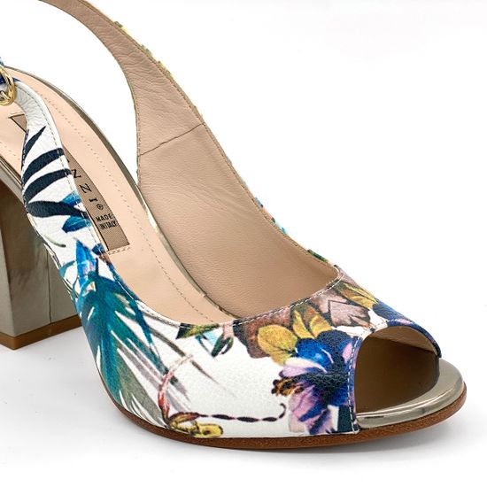 Босоножки Renzi кожаные мультиколор - фото 6, 501701A RZ
