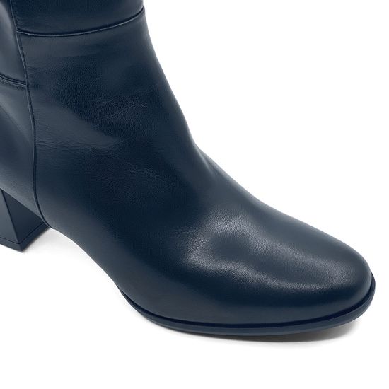 Сапоги Ilasio Renzoni черные кожаные на меху - фото 5, 5268 IR NERO