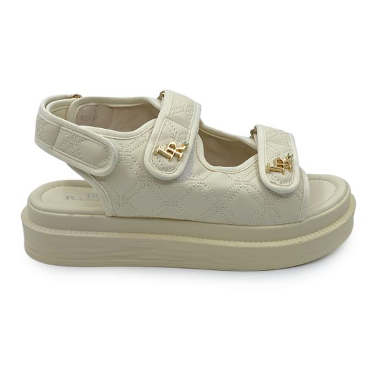 Босоножки Ilasio Renzoni бежевые текстильные - фото 1, M205 IR BEIGE