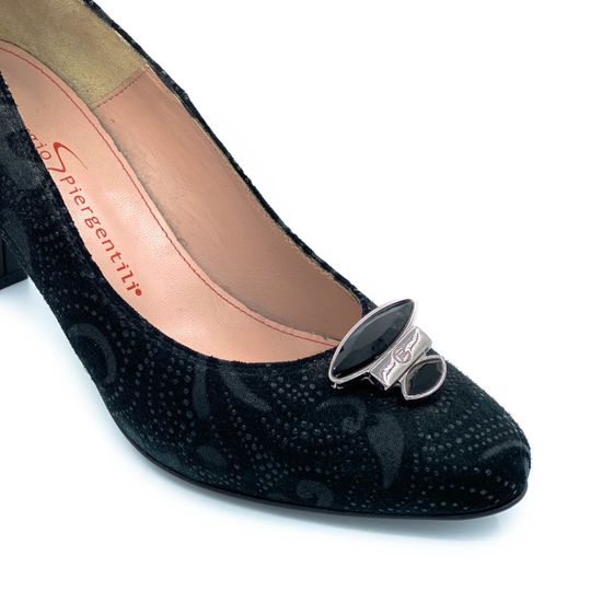 Туфли Giorgio Piergentili черные замшевые - фото 5, 