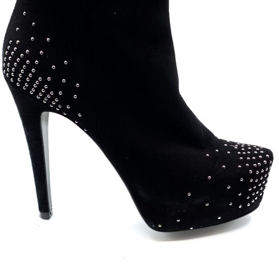 Сапоги Renzi черные замшевые демисезонные - фото 5, 414020 RZ