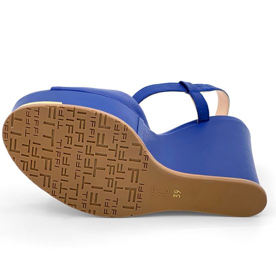 Босоножки Tiffi синие кожаные - фото 4, 453/Z90G TI BLU