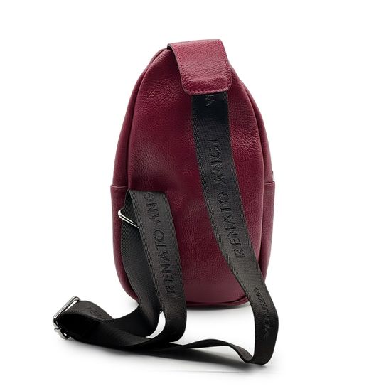 Рюкзак Renato Angi бордовый из плетеной кожи - фото 3, 3451317 RA BORDO