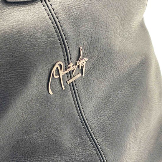 Сумка Renato Angi черная кожаная - фото 4, 3009481 RA NERO