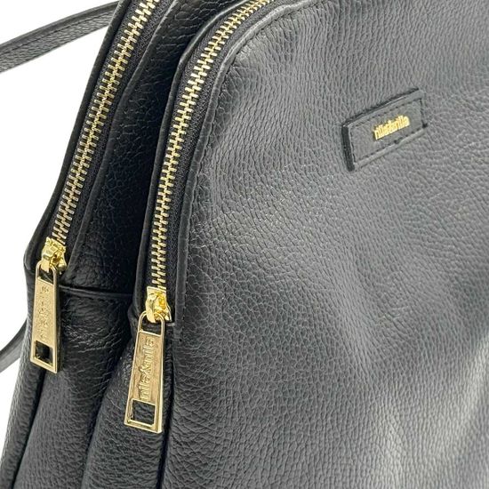 Рюкзак NILA&amp;NILA черный кожаный - фото 4, BNN7013 NIL NERO