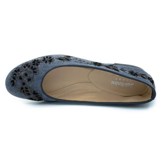 Балетки Baldinini синие джинсовые - фото 4, 