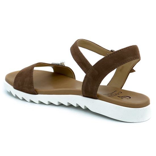 Босоножки Cover замшевые коричневые - фото 3, 0898-1 COV