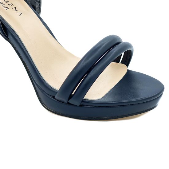 Босоножки Pacomena темно-синие кожаные - фото 6, 6991 PAC BLU