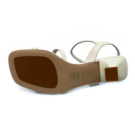 Босоножки Tiffi белые кожаные - фото 4, J730/50 TI CRUDO