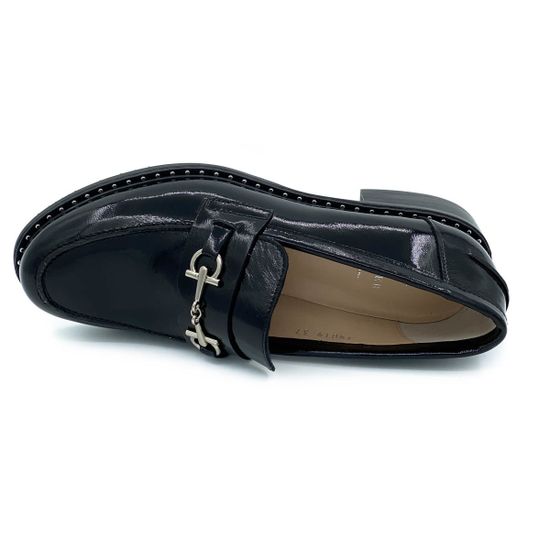 Лоферы Cover черные наплак - фото 5, 