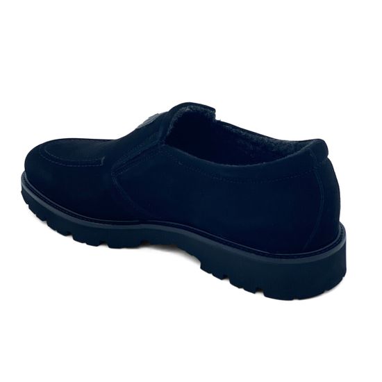 Ботинки Giampieronicola черные замшевые на шерсти - фото 3, G40245B GPN