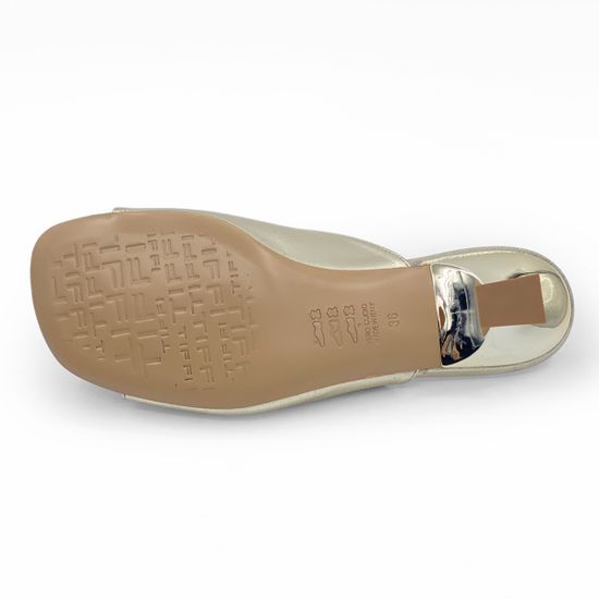 Мюли Tiffi лакированные золотого цвета - фото 4, Q22/30M TI ORO