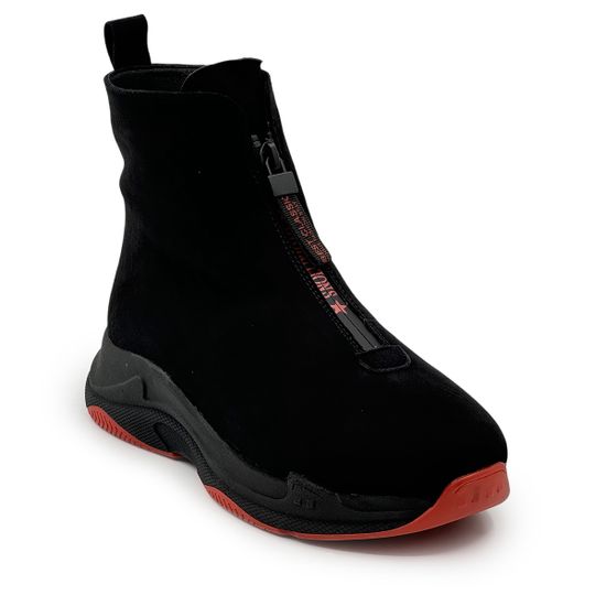 Ботинки Cover черные замшевые МЕХ 2025 - фото 2, 1515-3 COV 2025