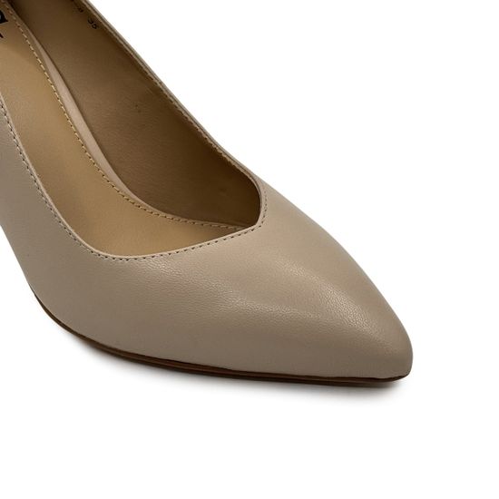 Туфли CV COVER бежевые кожаные - фото 6, AV10-90-8 COV BEIGE