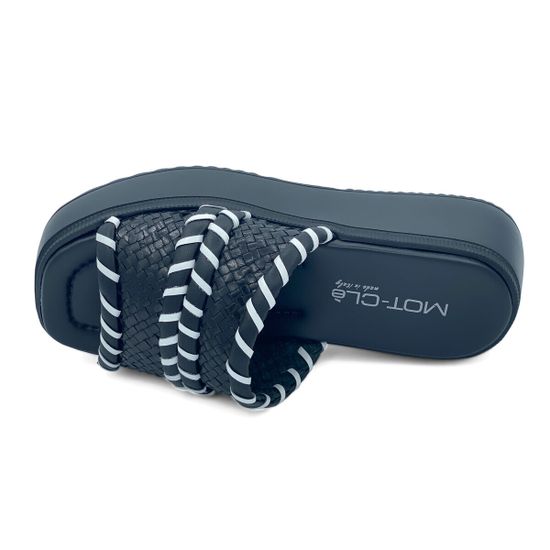 Сабо на толстой подошве MOT CLE черные кожаные - фото 5, MOT2246 MOT