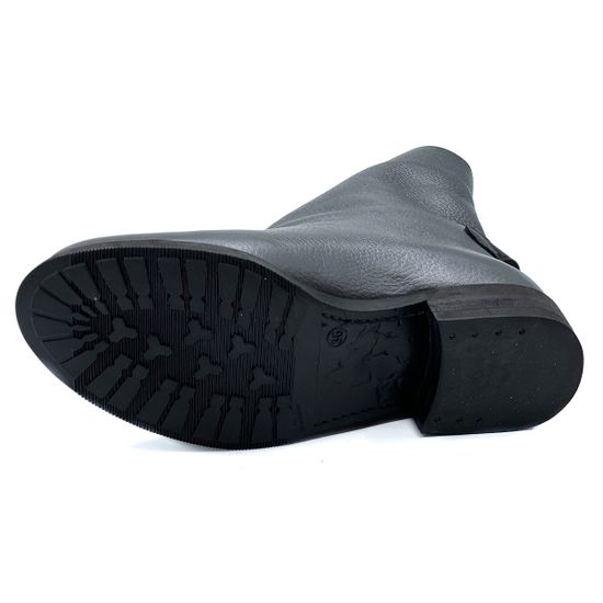 Ботинки Cover графитового цвета МЕХ - фото 4, 