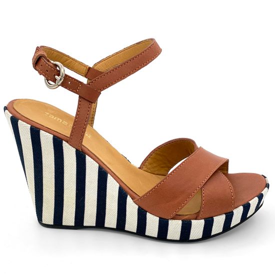 Босоножки Zamagni коричневые кожаные - фото 1, 5261 ZAM