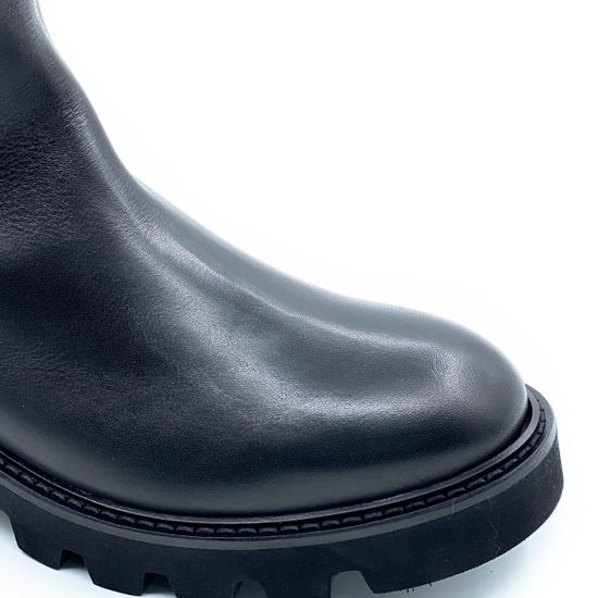 Сапоги Mot CLe черные кожаные демисезонные - фото 5, MOT1608 MOT