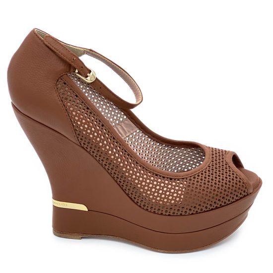 Босоножки Giorgio Piergentili коричневые кожаные - фото 1, 