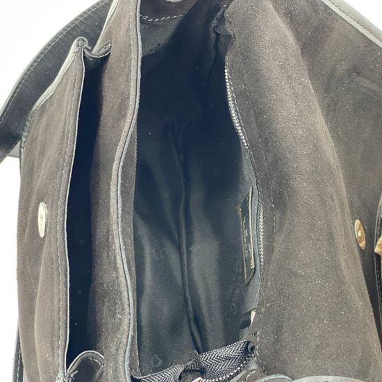 Сумка Marina Creazioni черная замшевая - фото 4, 