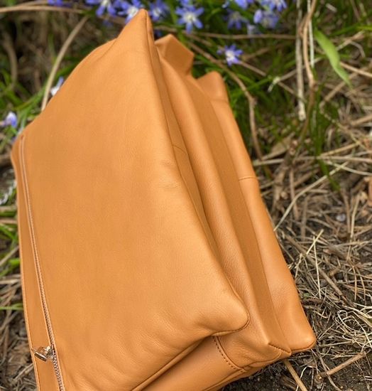 Сумка Renato Angi рыжая кожаная плетеная - фото 8, 2703581 RA MORO