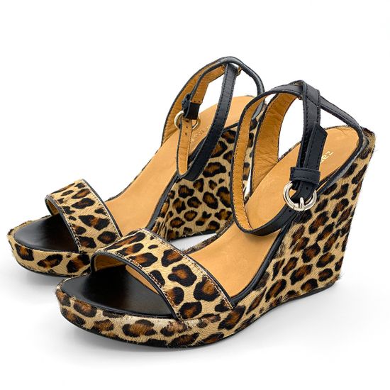 Босоножки Zamagni черно-коричневые пони - фото 7, 5260 ZAM