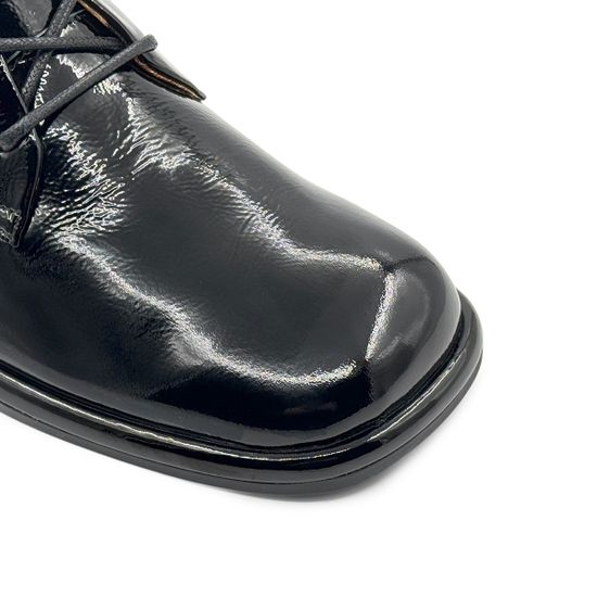 Ботинки TUFFONI черные лаковые демисезонные - фото 6, 1725032PL TUF NERO