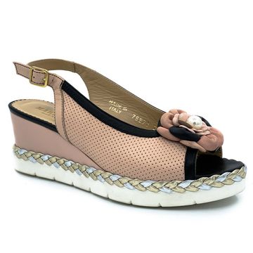 Босоножки Marzetti черно-розовые - фото 2, 76871D01 MZ