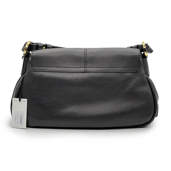 Сумка Loristella черная кожаная - фото 3, 2947 LS NERO