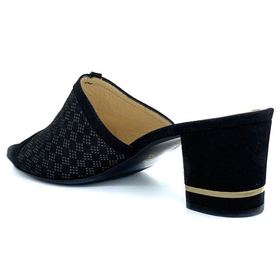 Сабо Giuseppe Mancini черные замшевые - фото 3, 