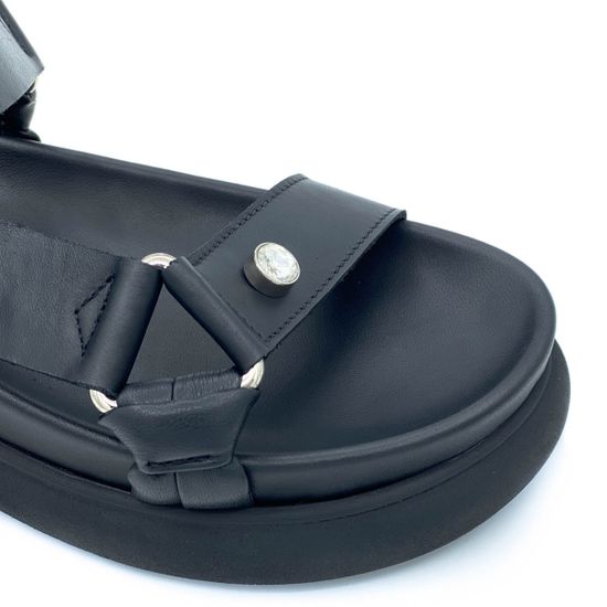 Босоножки Nila&amp;Nila черные кожаные - фото 6, ROE302 NIL