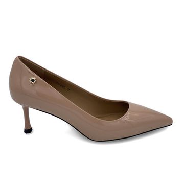 Туфли Tuffoni бежевые кожаные лакированные - фото 1, 1723013PL TUF BEIGE