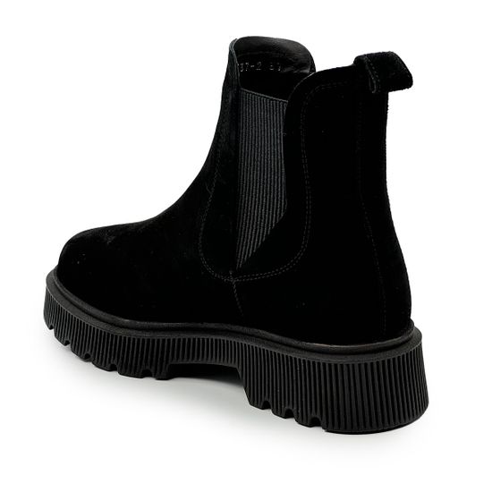 Ботинки челси CV COVER черные замшевые на меху - фото 3, 365637-2 COV