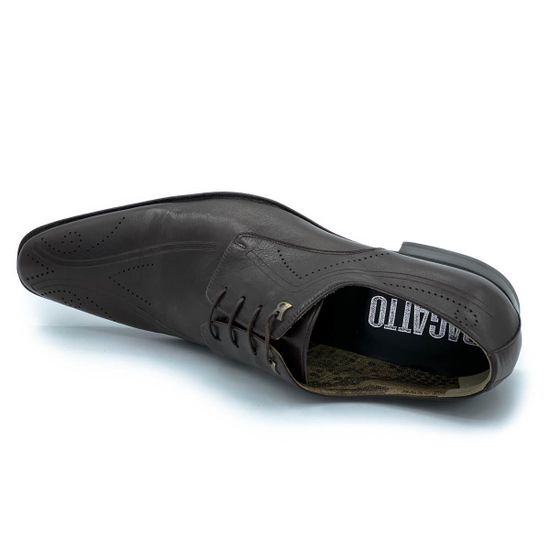 Туфли Bagatto кожаные коричневые - фото 5, 