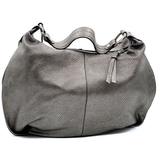 Сумка Gianni Notaro серая - фото 3, 