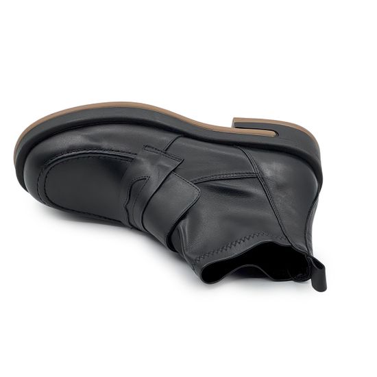 Ботинки Lab Milano черные кожаные демисезонные - фото 5, 4402 LAB NAPPA