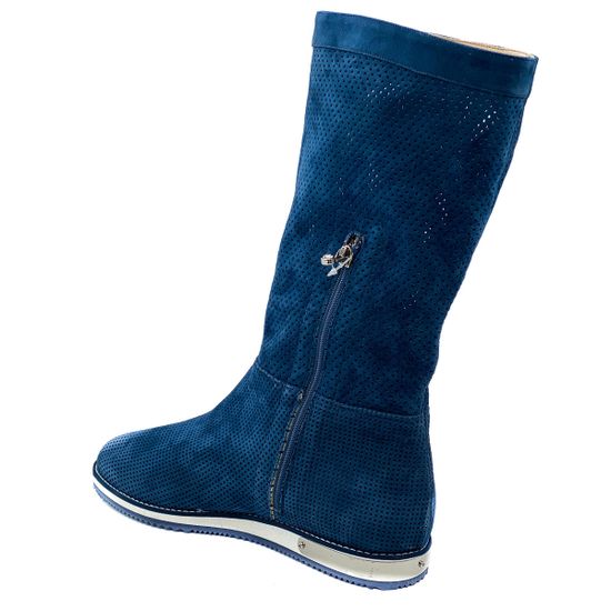 Полусапоги Mara синие летние - фото 3, 