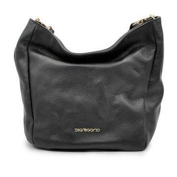 Сумка Di Gregorio черная кожаная - фото 1, 1983 DG NERO