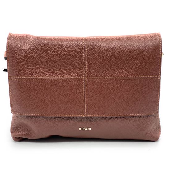 Сумка Ripani коричневая кожаная - фото 1, 
