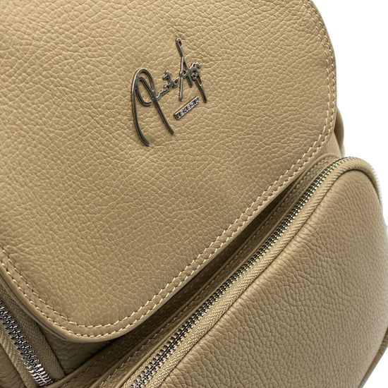 Рюкзак Renato Angi бежевый кожаный - фото 4, 2652001 RA BEIGE