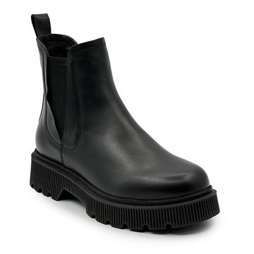 Ботинки челси CV COVER черные кожаные на байке - фото 2, 365635-1 COV